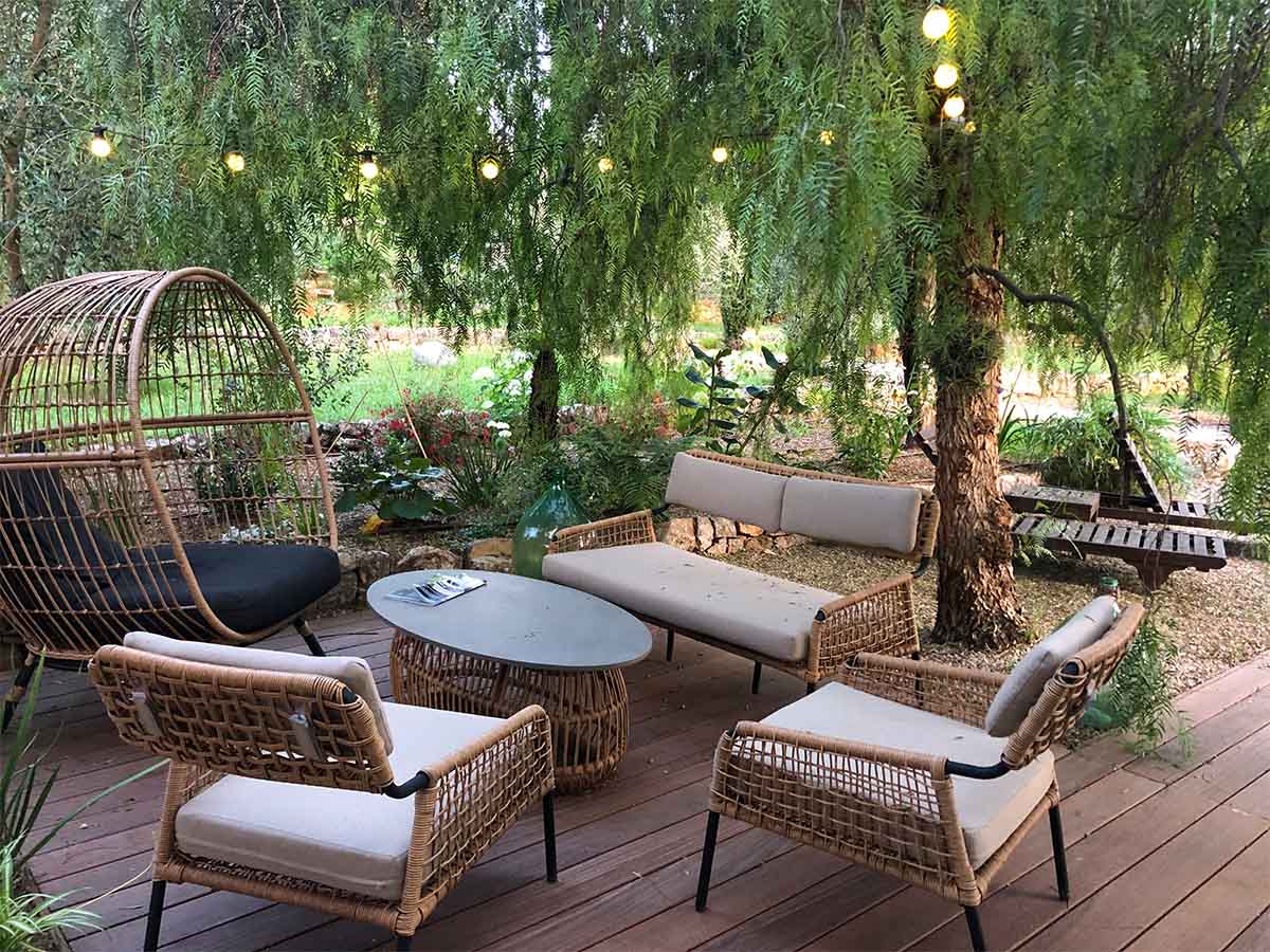 Terrasse &agrave; l'ombre